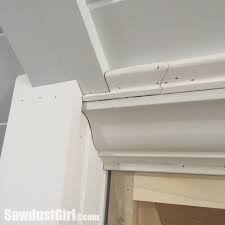 crown moulding on angled ceiling