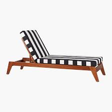 Filaki Outdoor Patio Lounger With Black