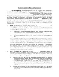 Florida Month To Month Lease Agreement Template Myexampleinc