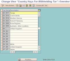 configuring withholding tax tds