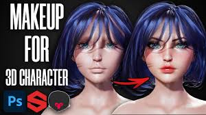 how to do makeup for a 3d character