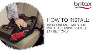 infant car seat base with vehicle