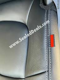 Black Leather Seat Covers W Gray