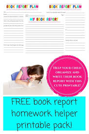 Book Report Form and Reading Log Printables Pinterest