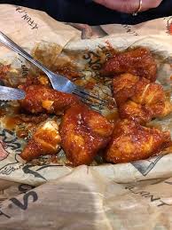 wings with my secret mix of sauces