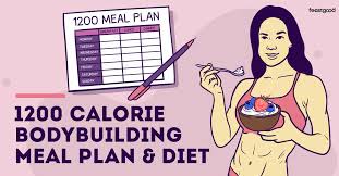 1200 calorie bodybuilding meal plan
