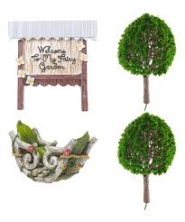 Welcome To My Fairy Garden Sign Set