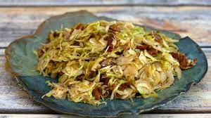 quick shredded brussels sprouts with