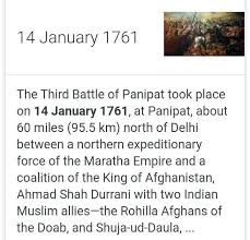 when and between whom did the third battle of panipath take place ??​ -  Brainly.in