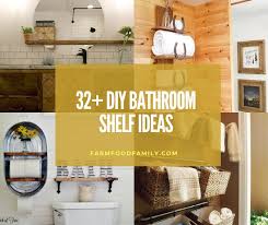 32 Awesome Diy Bathroom Shelf Ideas