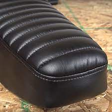Pleated Seat Cover For A Motorcycle