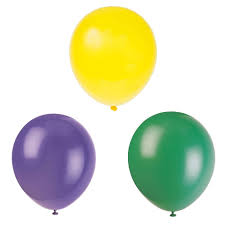 Purple and yellow balloons images. Mardi Gras Latex Balloons Purple Yellow Amp Green 12in 30ct Walmart Com Walmart Com