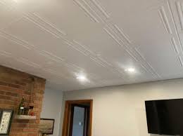 line art glue up styrofoam ceiling tile