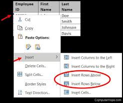 delete a table in microsoft word
