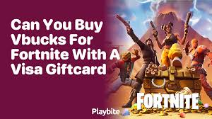 fortnite with a visa gift card