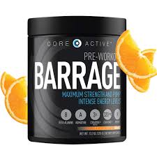 core active barrage pre workout powder