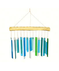 Seaglass And Driftwood Wind Chime Gift