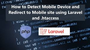 redirect to mobile site using laravel