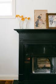 Black Fireplace Mantels