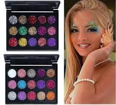 glitter eyeshadow 15 colors matte