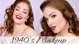 1940s hollywood glam makeup through