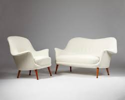 sofa and armchair divina designed by