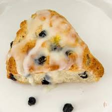 blueberry sourdough scones the