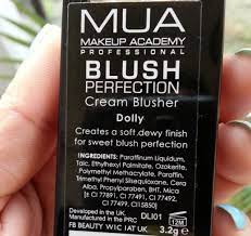 mua blush perfection cream blusher