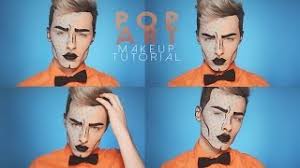 male pop art makeup tutorial you