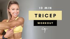 tricep workout at home with dumbbells