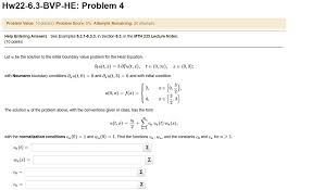 Solved Hw22 6 3 Bvp He Problem 4
