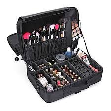 makeup case 3 layers cosmetic organizer