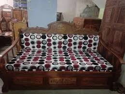 3 Seater Wooden Sofa Sofa Bed
