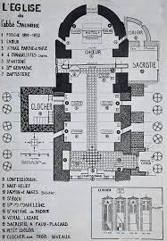 floorplan of the church in rennes le