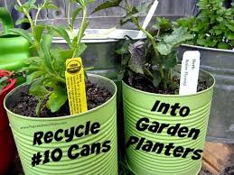 We offer a large selection of planters for indoors & outdoors! Recycle 10 Cans Into Garden Pots Preparednessmama