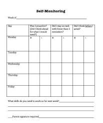 Daily Behavior Charts For Middle School Google Search