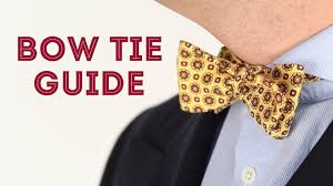 Bow Tie Guide Gentlemans Gazette