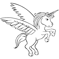 Step by step drawing tutorial on how to draw a unicorn with wings unicorn is a horse which has a horn over its head. Paper Time Step By Step Instructions To Draw Unicorns With Wings Art Hearty