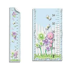 Amazon Com Growth Chart Flower Dragonfly Bumble Bee Picket