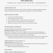 Resume Example For Childcare Social Services Worker