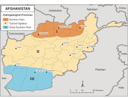 زمرہ:افغانستان کے نقشہ جات (ur); Map Of Afghanistan With Locations Of Hydrogeological Provinces Based On Download Scientific Diagram
