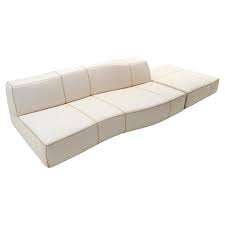 b b italia two piece bend sofa by