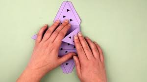 como fazer pirâmides de papel 15