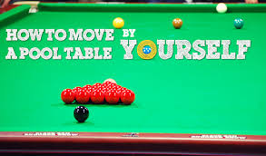 The minimum space for a table is the playing area plus the length of a cue (58″) plus about 6 inches for the back swing, more for comfort, on each side. How To Move A Pool Table By Yourself Complete Step By Step Guide