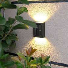led solar wall lamp outdoor