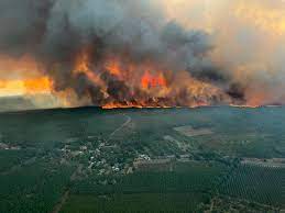 Environnement. Incendies en Gironde : 10 000 personnes évacuées, 6 200  hectares ravagés par les flammes