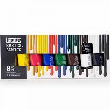liquitex basics acrylic paint set 8 colors