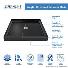 Slimline Single Threshold Shower Base