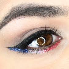 makeup for fourth of july red white