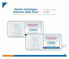 Electric Switchgear Selection Slide Chart Bluemark